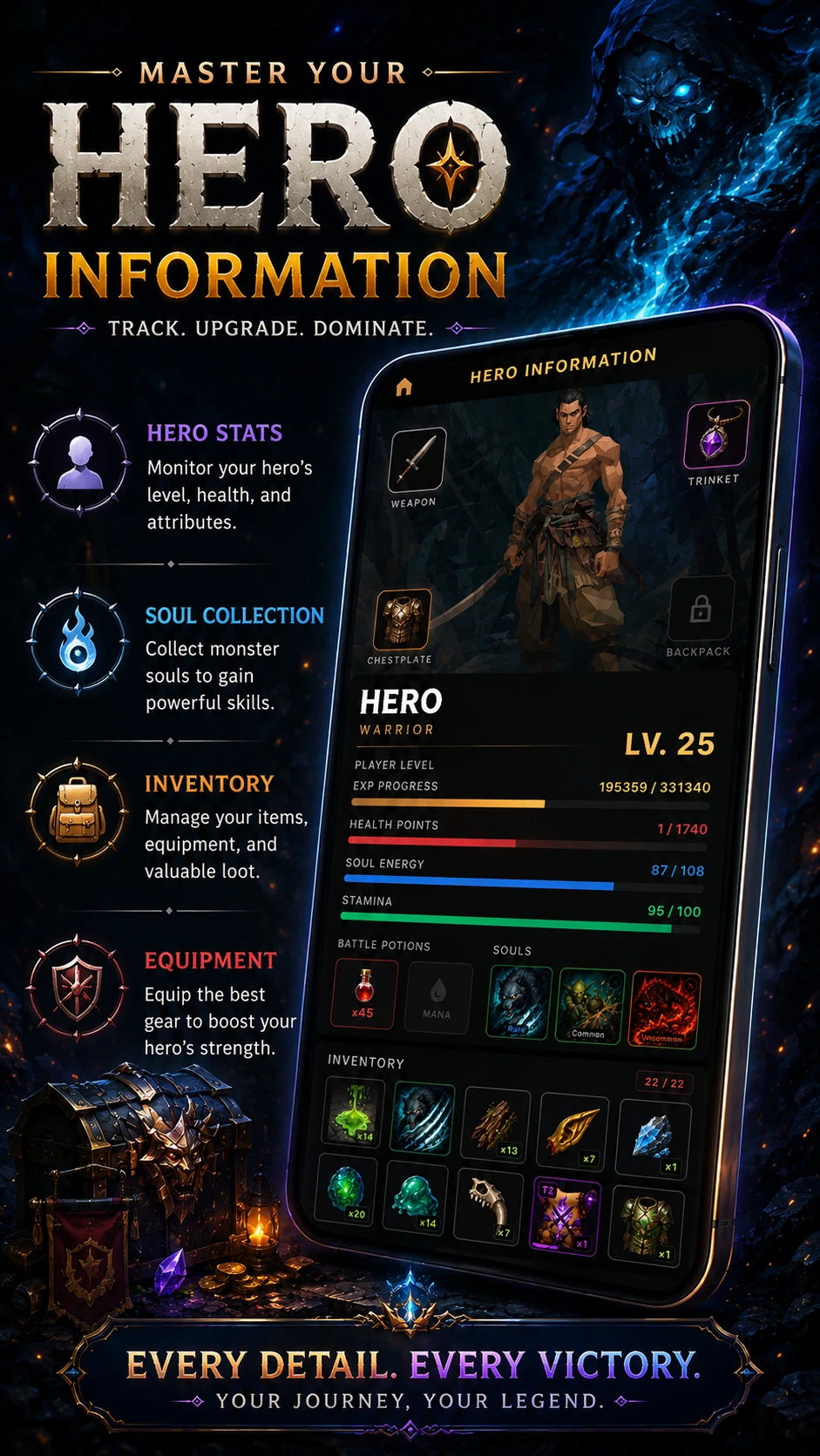 Monster Soul: Idle RPG screenshot